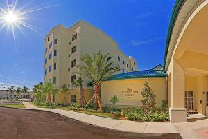 a rendering of the exterior of a hotel at Homewood Suites by Hilton Miami - Airport West in Miami