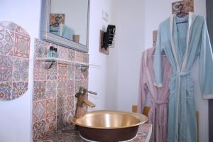 Koupelna v ubytování Mamba Hotel