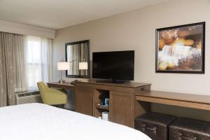 TV a/nebo společenská místnost v ubytování Hampton Inn Mount Pleasant