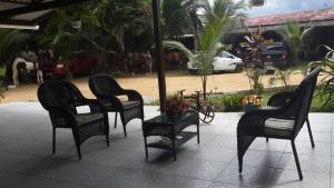Jardín al aire libre en Chacara Santa Barbara