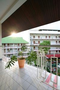Balkón nebo terasa v ubytování Top North Hotel