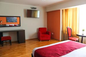 Postel nebo postele na pokoji v ubytování Hotel PLATINIUM