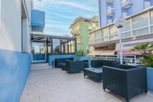 Balkón nebo terasa v ubytování Hotel Diamond