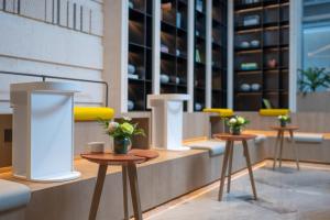 深圳光明天安云谷逸衡酒店的休息区