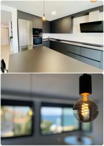 Kuchyňa alebo kuchynka v ubytovaní Apartamento en Ametlla de Mar SEA VIEW HAUS FREE WIFI