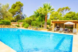 Bazén v ubytovaní Perfecta villa para vacaciones con wifi y A/C alebo v jeho blízkosti