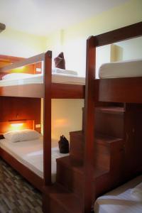 Postel nebo postele na pokoji v ubytování Phangan Barsay Hostel