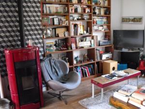 Biblioteket i villaen