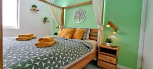 Postel nebo postele na pokoji v ubytování Ferienwohnung Vista Faro in Morro Jable