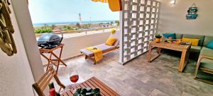 Posezení v ubytování Ferienwohnung Vista Faro in Morro Jable