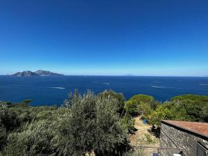 a view of the ocean from a house at Apartment Don Luigino - Capri view by Interhome in Massa Lubrense