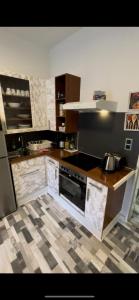 A cozinha ou cozinha compacta de Moderne Monteurzimmer Vu