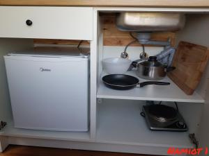 Kuchyň nebo kuchyňský kout v ubytování ENERGY GLAMP