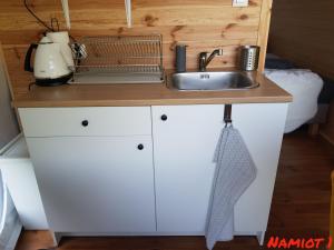 Kuchyň nebo kuchyňský kout v ubytování ENERGY GLAMP