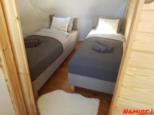 Postel nebo postele na pokoji v ubytování ENERGY GLAMP