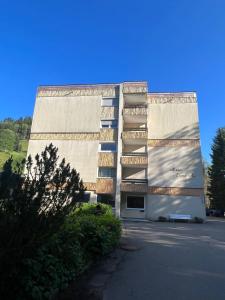 a large building with a window on the side of it at Haus enere Au in Todtmoos