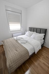 Postel nebo postele na pokoji v ubytování Porto lux