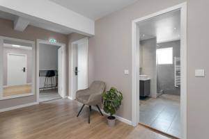 TV a/nebo společenská místnost v ubytování Reykjavík Central Guesthouse