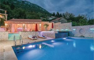 Bazén v ubytování Villa Veli Vrh nebo v jeho okolí