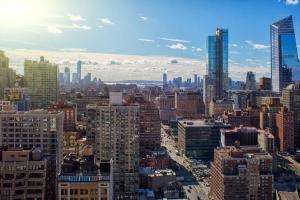 Nespecifikovaný výhled na destinaci New York nebo výhled na město při pohledu z hotelu
