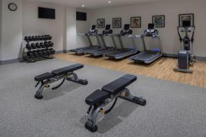 Fitness centrum a/nebo fitness zařízení v ubytování Doubletree By Hilton New York Times Square West
