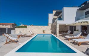 an image of a swimming pool in a villa at Villa Oasis in Sukošan