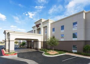 a rendering of the front of a building at Hampton Inn Odessa in Odessa