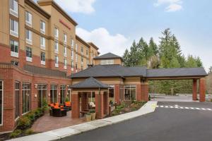 a rendering of the front of a hotel at Hilton Garden Inn Olympia, WA in Olympia