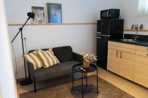 Kuchyň nebo kuchyňský kout v ubytování Ajami Guest House