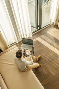 Posezení v ubytování Mulen Hotel Tandil