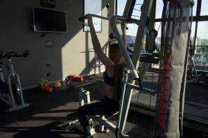 Fitness centrum a/nebo fitness zařízení v ubytování Mulen Hotel Tandil