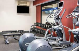 Fitness centrum a/nebo fitness zařízení v ubytování Hampton Inn & Suites Rochester/Victor