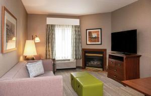 TV a/nebo společenská místnost v ubytování Hampton Inn & Suites Rochester/Victor