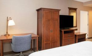 TV a/nebo společenská místnost v ubytování Hampton Inn & Suites Rochester/Victor