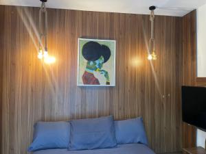 Χώρος καθιστικού στο Oxygen Condo