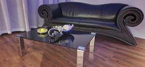Area soggiorno di Privat-Spa mit Whirlpool und Sauna in Sursee