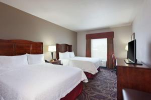 Postel nebo postele na pokoji v ubytování Hampton Inn Seattle/Everett Downtown + 18 fotografií