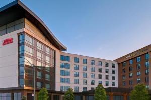 a rendering of the exterior of a hotel at Home2 Suites By Hilton Anaheim Resort in Anaheim