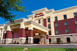 a rendering of the front of a hotel at Hampton Inn and Suites Tulsa Central in Tulsa