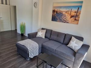 Posezení v ubytování **Ferienhaus Kehrwieder** nahe der OSTSEE