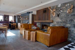 Hideout Hostel的休息区