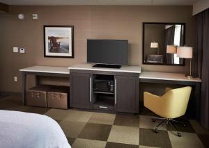 TV a/nebo společenská místnost v ubytování Hampton Inn by Hilton Timmins