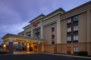 a rendering of the front of a hotel at Hampton Inn Rochester Greece in Rochester