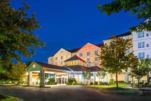 a rendering of a hotel at night at Hilton Garden Inn Augusta in Augusta