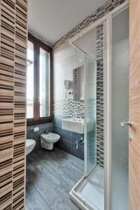 Koupelna v ubytování Hotel Trieste