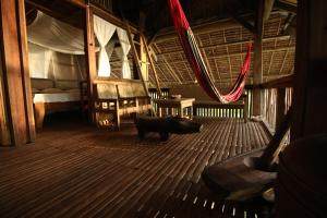 Posezení v ubytování Palawan Ecolodge