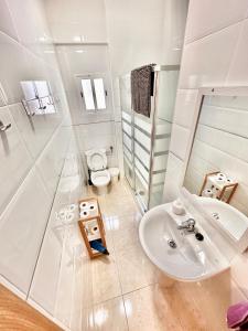 A bathroom at Centro Historico Malaga especial grupos parking gratis 5