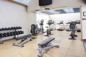 Fitness centrum a/nebo fitness zařízení v ubytování DoubleTree by Hilton Rochester