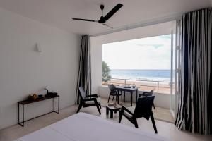 Postel nebo postele na pokoji v ubytování Bieshu Beach Hive