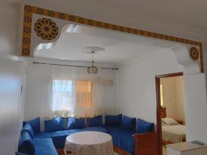 Predel za sedenje v nastanitvi Apartamentos Beach Tahadart, Asilah